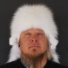 Arctic Fox Mountain Man Fur Hat (no face)