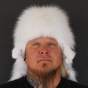 Arctic Fox Mountain Man Fur Hat (no face)