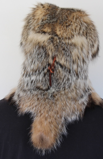 Badger hat with face