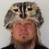 Badger hat with face