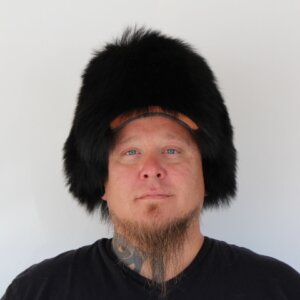 Black Bear Mountain Man Fur Hat