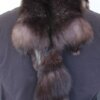 Black Phased Red Fox Mountain Man Fur Hat