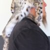 Bobcat Mountain Man Fur Hat with Face