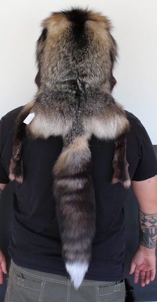 Cross Fox Mountain Man Fur Hat