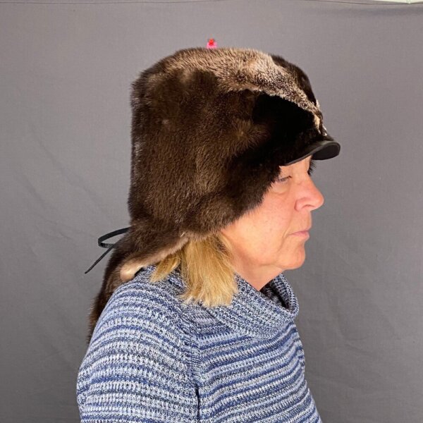 Otter Mountain Man Fur Hat