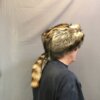 Raccoon hat with face and tail