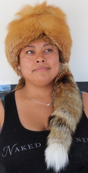 Red Fox Mountain Man Fur Hat