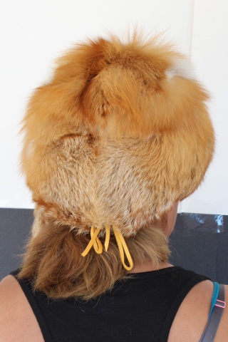 Red Fox Mountain Man Fur Hat