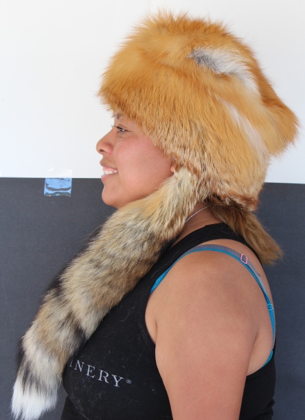 Red Fox Mountain Man Fur Hat