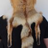 Red Fox Mountain Man Fur Hat with Feet