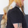 Red Fox Mountain Man Fur Hat with Feet