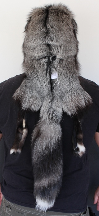 Silver Fox Mountain Man Fur Hat