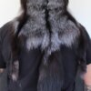 Silver Fox Mountain Man Fur Hat with Face