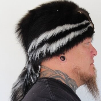 Skunk+Mountain+Man+Fur+Hat+with+Face+29 Skunk Fur Hat with Face