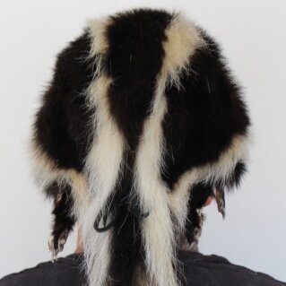 Skunk+Mountain+Man+Fur+Hat+with+Face+and+Feet+29 Skunk Mountain Man Fur Hat with Face and Feet